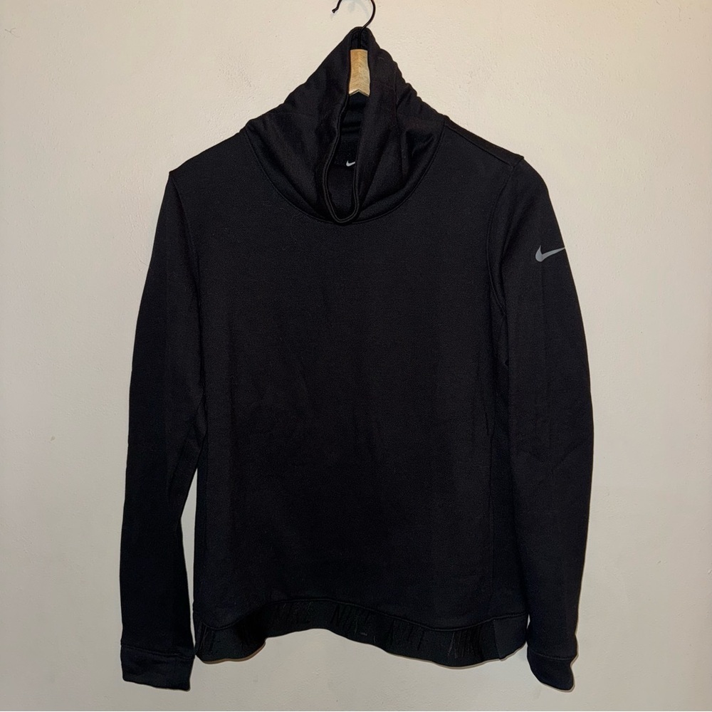 Nike Black Cowl Neck Sweatshirt Women’s Size Medium